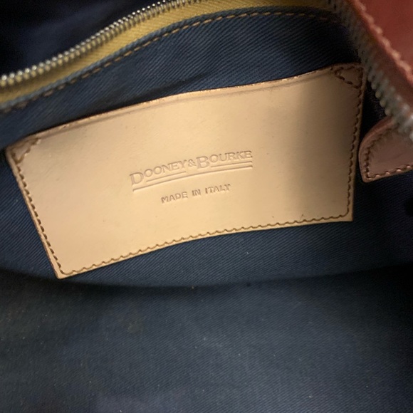 Preloved Dooney & Bourke Brown Leather Alto Collection Bag made in Italy - Picture 5 of 16